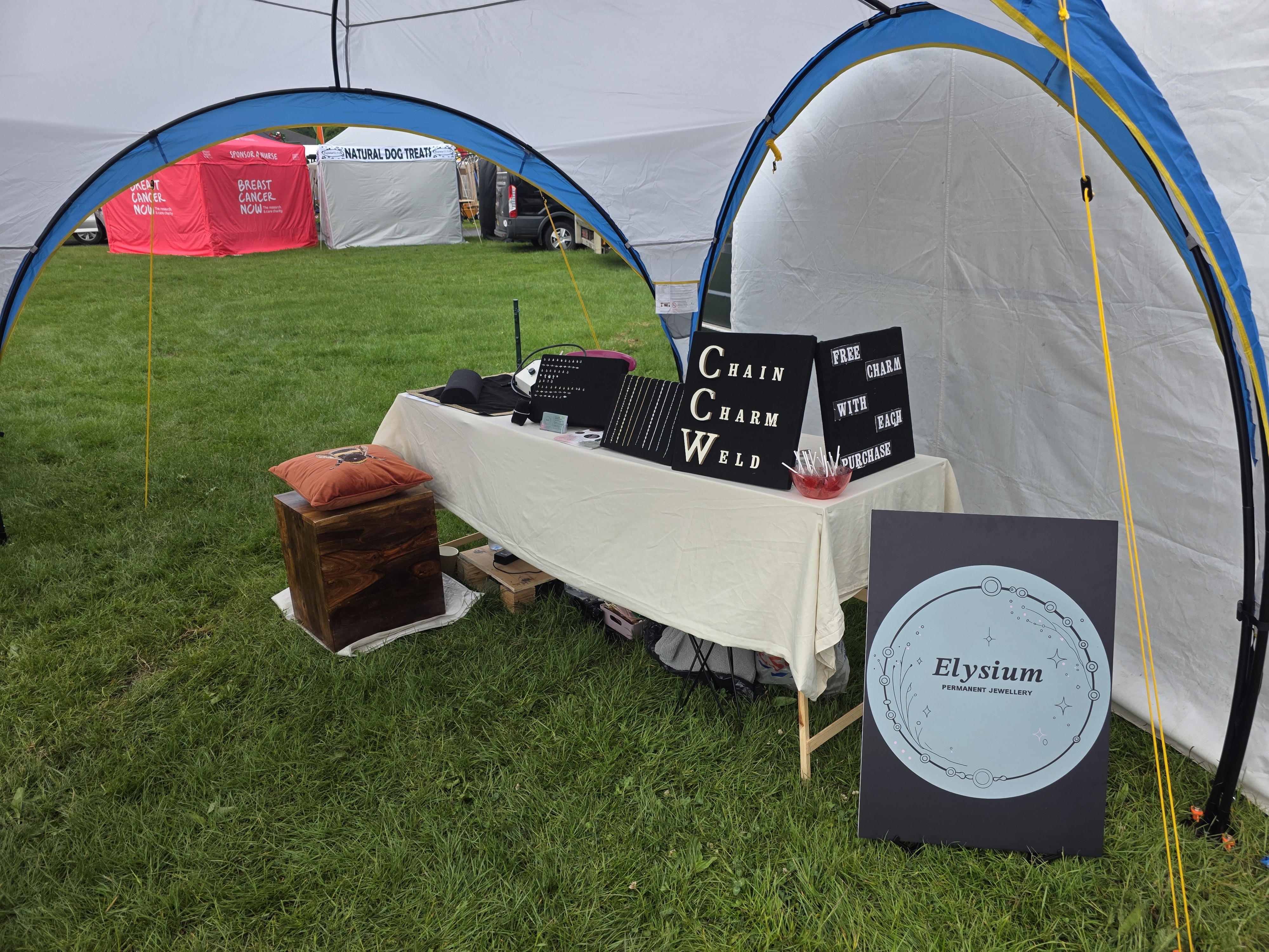 Permanent jewellery - piece, pop up staffs