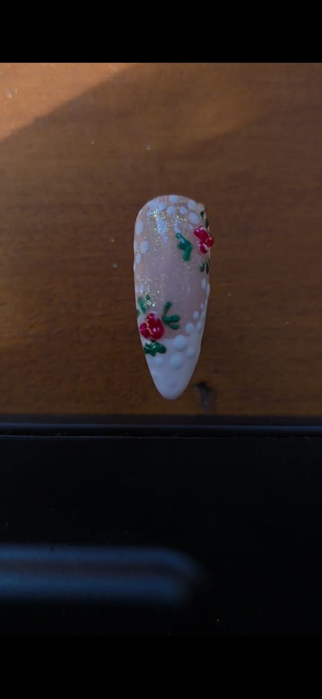 Nail set - holly nail on extension